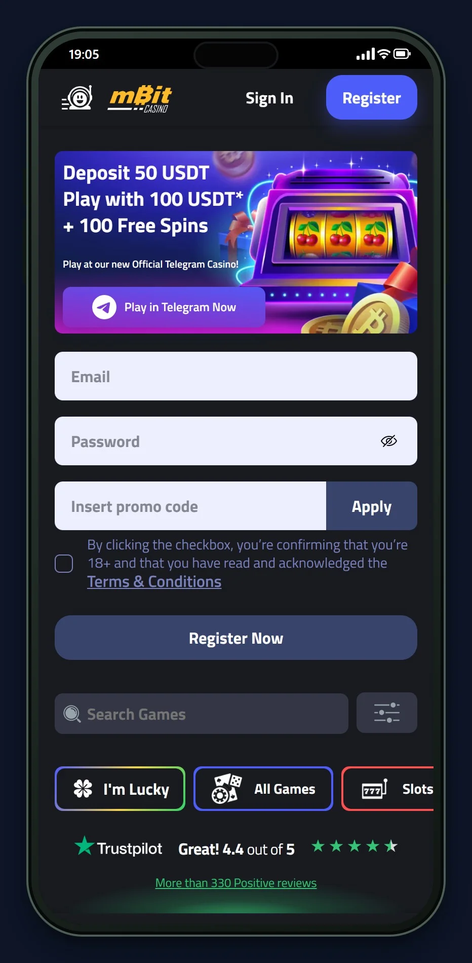 παίξτε σε ένα καζίνο ethereum: mBit Casino